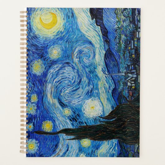 Vincent Van Gogh is de Sterrennacht Planner (Voorkant)