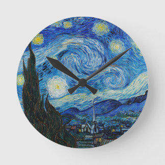 Vincent Van Gogh is de Sterrennacht Ronde Klok