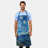 Vincent Van Gogh is de Sterrennacht Schort (Gedragen)