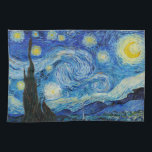 Vincent Van Gogh is de Sterrennacht Theedoek<br><div class="desc">Dompel uzelf onder in de betoverende schoonheid van Vincent Van Gogh’s De Sterrennacht met deze hoogwaardige reproductie kunstprint. Bezit een stukje kunstgeschiedenis en laat de schittering van Van Goghs meesterwerk uw omgeving verlichten.</div>