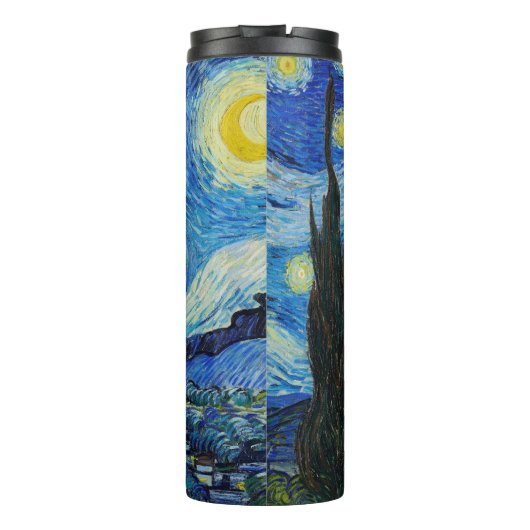 Vincent Van Gogh is de Sterrennacht Thermosbeker (Achterkant)