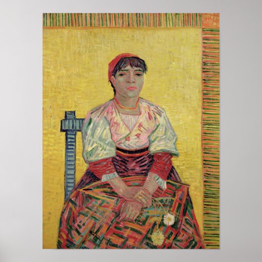 Vincent van Gogh | Italiaans: Agostina Segatori Poster (Voorkant)