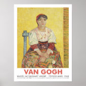 Vincent van Gogh Italiaanse vrouw Agostina Segator Poster (Voorkant)