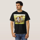 Vincent van Gogh - Jongen die gras snijdt met sikk T-shirt (Voorkant volledig)