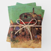 Vincent van Gogh - Kamp van zigeunerkaravanen Inpakpapier Vel (In situ)