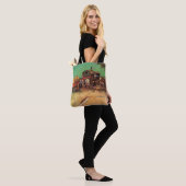 Vincent van Gogh - Kamp van zigeunerkaravanen Tote Bag (Op model)