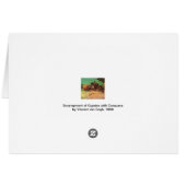 Vincent van Gogh - Kampement van Zigeuners Wagens (Achterkant Horizontaal)