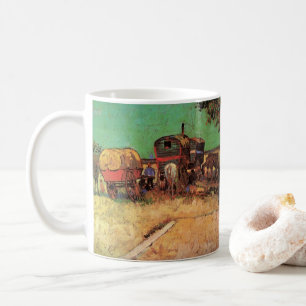 Vincent van Gogh - Kampement van zigeuners woonwag Koffiemok