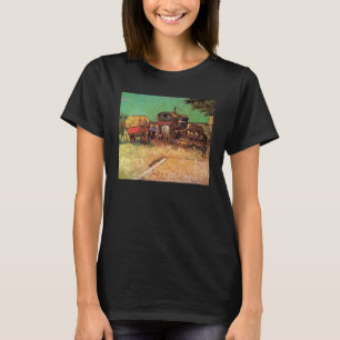 Vincent van Gogh - Kampement van zigeuners woonwag T-shirt