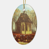 Vincent van Gogh - Kapel in Nuenen, Kerkbezoekers Keramisch Ornament (Links)