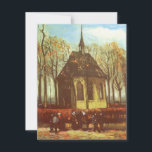 Vincent van Gogh - Kapel in Nuenen, kerkgangers<br><div class="desc">Chapel bij Nuenen met Churchgoers (1884) van Vincent van Gogh is een schilderij van de Post Impressionisme, een mooi kunstschilderij. Mensen die op een zondagochtend naar de kerk gaan voor diensten. Een dagelijks leven religieuze scène met parochianen. Over de kunstenaar: Vincent Willem van Gogh (1853-1890) was een Post Impressionistische schilder...</div>