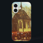 Vincent van Gogh - Kapel in Nuenen, kerkgangers iPhone 16 Hoesje<br><div class="desc">Chapel bij Nuenen met Churchgoers (1884) van Vincent van Gogh is een schilderij van de Post Impressionisme, een mooi kunstschilderij. Mensen die op een zondagochtend naar de kerk gaan voor diensten. Een dagelijks leven religieuze scène met parochianen. Over de kunstenaar: Vincent Willem van Gogh (1853-1890) was een Post Impressionistische schilder...</div>