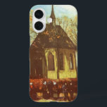 Vincent van Gogh - Kapel in Nuenen, kerkgangers iPhone 16 Hoesje<br><div class="desc">Chapel bij Nuenen met Churchgoers (1884) van Vincent van Gogh is een schilderij van de Post Impressionisme, een mooi kunstschilderij. Mensen die op een zondagochtend naar de kerk gaan voor diensten. Een dagelijks leven religieuze scène met parochianen. Over de kunstenaar: Vincent Willem van Gogh (1853-1890) was een Post Impressionistische schilder...</div>
