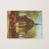 Vincent van Gogh - Kapel in Nuenen, kerkgangers Legpuzzel (Horizontaal)