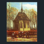Vincent van Gogh - Kapel in Nuenen, kerkgangers Poster<br><div class="desc">Chapel bij Nuenen met Churchgoers (1884) van Vincent van Gogh is een schilderij van de Post Impressionisme, een mooi kunstschilderij. Mensen die op een zondagochtend naar de kerk gaan voor diensten. Een dagelijks leven religieuze scène met parochianen. Over de kunstenaar: Vincent Willem van Gogh (1853-1890) was een Post Impressionistische schilder...</div>