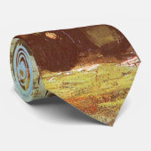 Vincent van Gogh - Kapel in Nuenen, kerkgangers Stropdas (Opgerold)