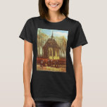 Vincent van Gogh - Kapel in Nuenen, kerkgangers T-shirt<br><div class="desc">Chapel bij Nuenen met Churchgoers (1884) van Vincent van Gogh is een schilderij van de Post Impressionisme, een mooi kunstschilderij. Mensen die op een zondagochtend naar de kerk gaan voor diensten. Een dagelijks leven religieuze scène met parochianen. Over de kunstenaar: Vincent Willem van Gogh (1853-1890) was een Post Impressionistische schilder...</div>