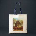 Vincent van Gogh - Kapel in Nuenen, kerkgangers Tote Bag<br><div class="desc">Chapel bij Nuenen met Churchgoers (1884) van Vincent van Gogh is een schilderij van de Post Impressionisme, een mooi kunstschilderij. Mensen die op een zondagochtend naar de kerk gaan voor diensten. Een dagelijks leven religieuze scène met parochianen. Over de kunstenaar: Vincent Willem van Gogh (1853-1890) was een Post Impressionistische schilder...</div>
