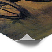 Vincent Van Gogh - Kar met Rode en Witte Os Poster (Hoek)