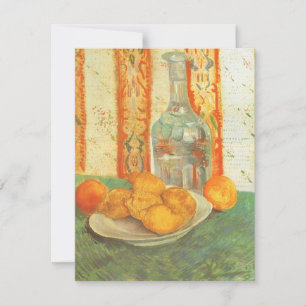 Vincent van Gogh - Karaaf en citroenen op een bord