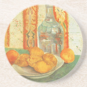 Vincent van Gogh - Karaaf en citroenen op een bord Zandsteen Onderzetter