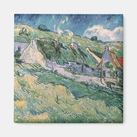 Vincent van Gogh | Katoenen van Auvers-sur-Oise Magneet (Voorkant)