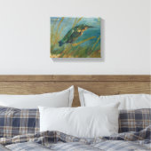 Vincent Van Gogh - Kingfisher aan de waterzijde Canvas Afdruk (Insitu (Slaapkamer))