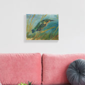 Vincent Van Gogh - Kingfisher aan de waterzijde Canvas Afdruk (Insitu (Woonkamer))