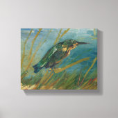 Vincent Van Gogh - Kingfisher aan de waterzijde Canvas Afdruk (Voorkant)