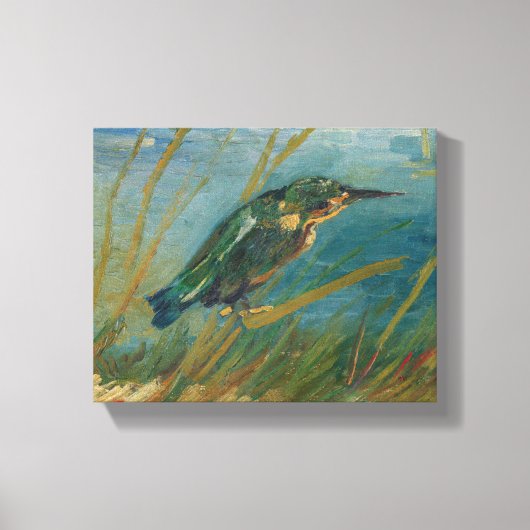 Vincent Van Gogh - Kingfisher aan de waterzijde Canvas Afdruk (Voorkant)