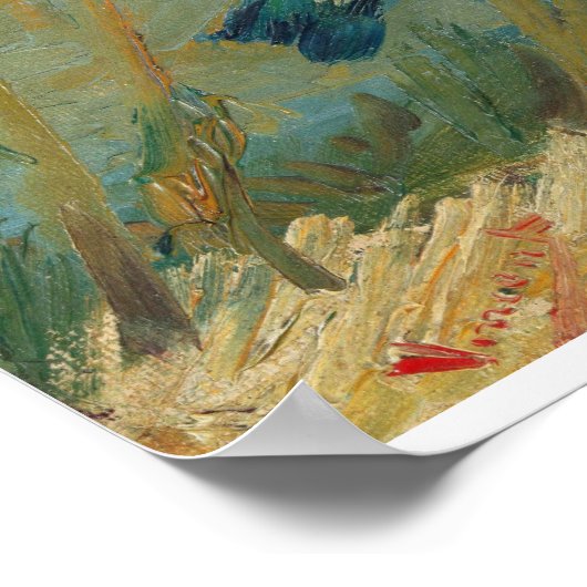 Vincent Van Gogh - Kingfisher aan de waterzijde Poster (Hoek)