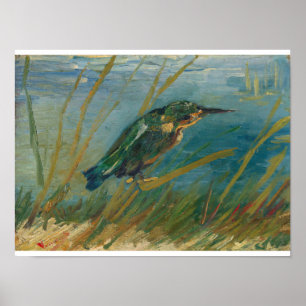 Vincent Van Gogh - Kingfisher aan de waterzijde Poster