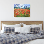 Vincent van Gogh - Klaprozenveld Canvas Afdruk (Insitu (Slaapkamer))