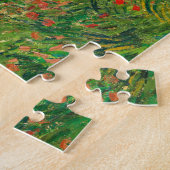 Vincent Van Gogh Klaprozenveld Fijne Kunst Legpuzzel (Zijkant)
