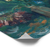 Vincent Van Gogh - Kleine fles met pony's Poster (Hoek)