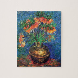 Vincent Van Gogh - Knikkende vogels in een koperen Legpuzzel