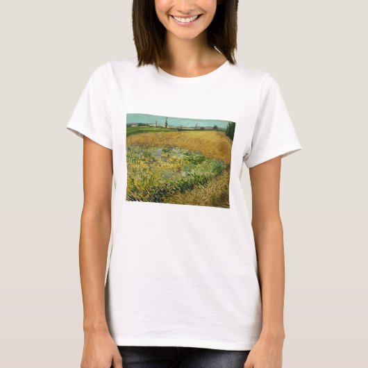 Vincent van Gogh, Korenveld, Korenveld T-shirt (Voorkant)