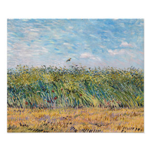 Vincent van Gogh - Korenveld met een leeuwerik Foto Afdruk