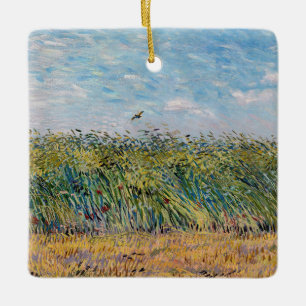Vincent van Gogh - Korenveld met een leeuwerik Keramisch Ornament