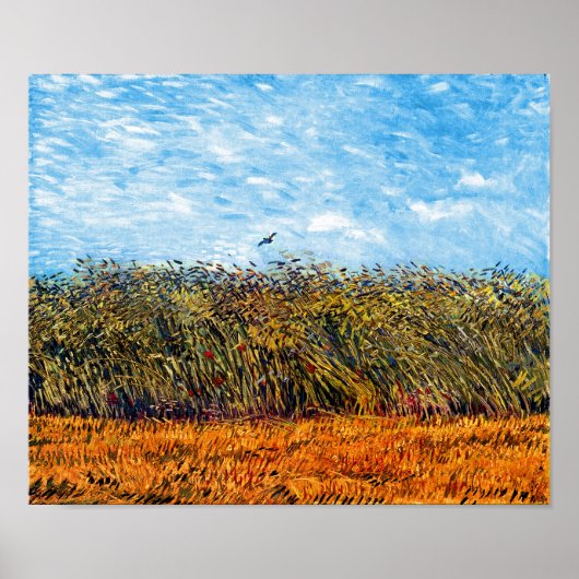 Vincent Van Gogh - Korenveld Met Een Leeuwerik Poster (Voorkant)