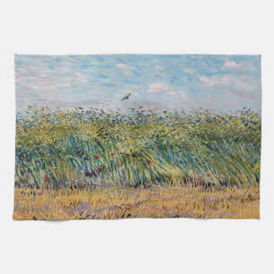 Vincent van Gogh - Korenveld met een leeuwerik Theedoek