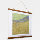 Vincent van Gogh, Korenveld met een maaier Hangend Wandkleed (Gebogen)