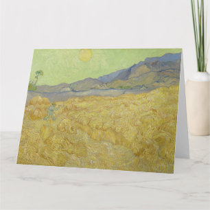 Vincent van Gogh, Korenveld met een maaier Kaart