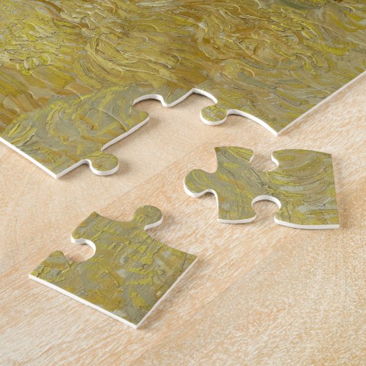 Vincent van Gogh, Korenveld met een maaier Legpuzzel (Zijkant)
