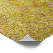 Vincent van Gogh, Korenveld met een maaier Poster (Hoek)