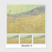 Vincent van Gogh, Korenveld met een maaier Sticker (Vel)