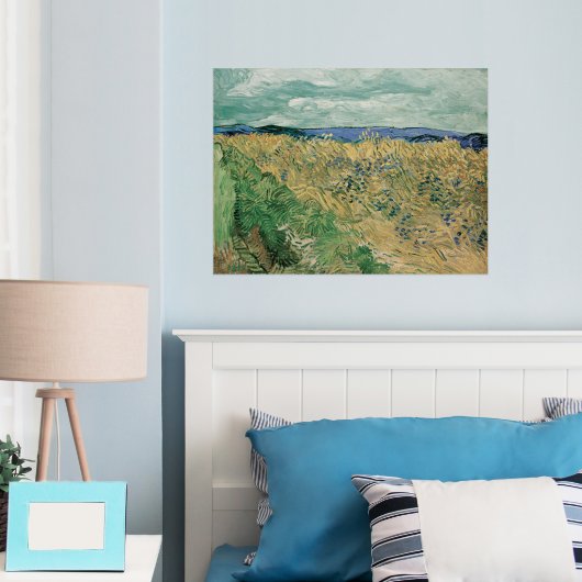 Vincent van Gogh, Korenveld met korenbloemen Folie Afdrukken (Insitu (Slaapkamer))