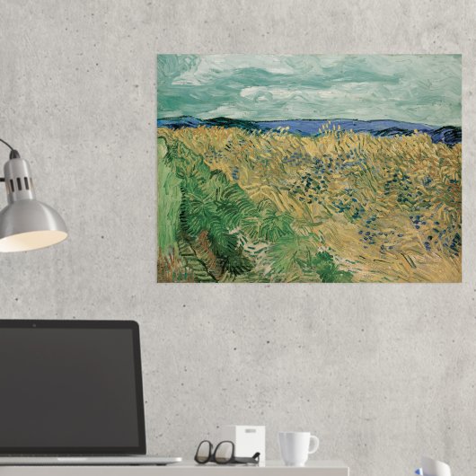 Vincent van Gogh, Korenveld met korenbloemen Folie Afdrukken (Insitu (Desk 2))
