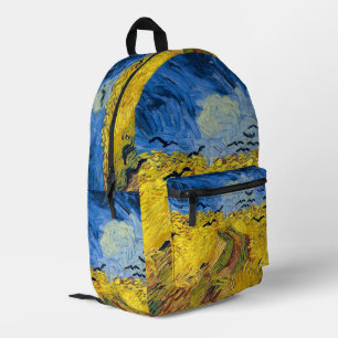 Vincent van Gogh - Korenveld met kraaien Bedrukte Rugzak