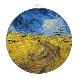 Vincent van Gogh - Korenveld met kraaien Dartbord